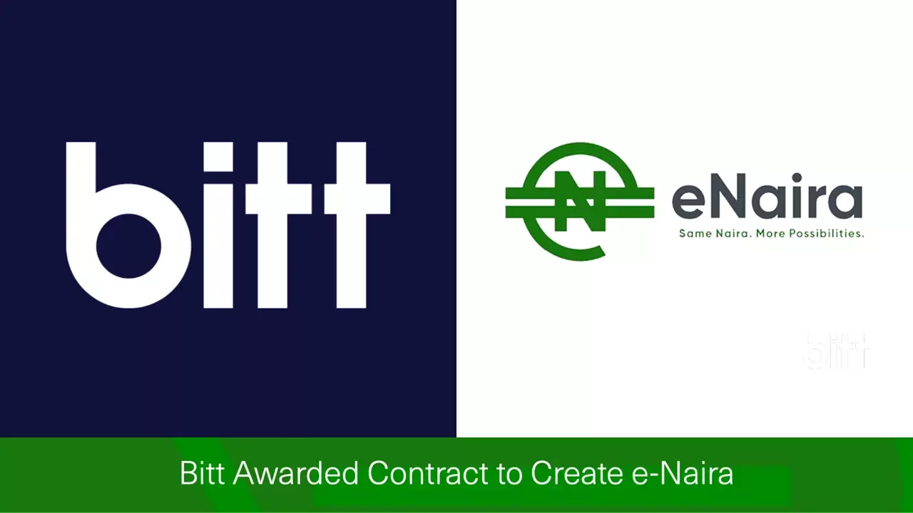 Bitt Awarded Contract to Create e Naira banner