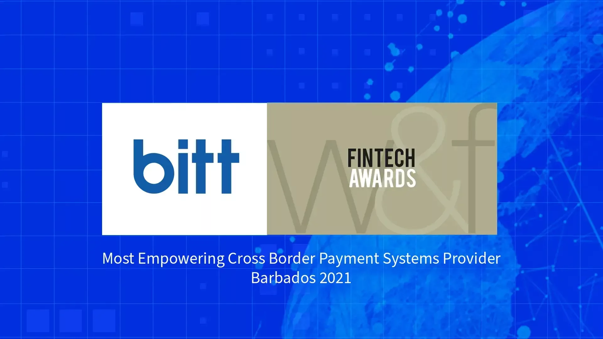 Bitt Fintech Award 2021
